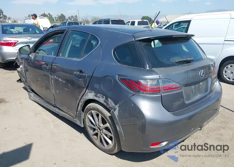 2012 Lexus Ct 200H Premium z USA, uszkodzony, nr VIN JTHKD5BH2C2068644